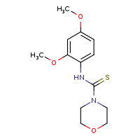 N-(2,4-dimethoxyphenyl)morpholine-4-carbothioamide
