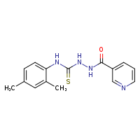 N-{[(2,4-dimethylphenyl)carbamothioyl]amino}pyridine-3-carboxamide