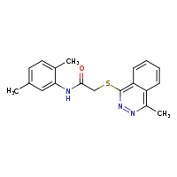 N-(2,5-dimethylphenyl)-2-[(4-methylphthalazin-1-yl)sulfanyl]acetamide