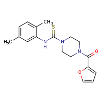 N-(2,5-dimethylphenyl)-4-(furan-2-carbonyl)piperazine-1-carbothioamide