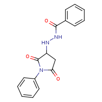 N'-(2,5-dioxo-1-phenylpyrrolidin-3-yl)benzohydrazide