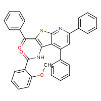 N-{2-benzoyl-4,6-diphenylthieno[2,3-b]pyridin-3-yl}-2-methoxybenzamide