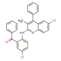 N-(2-benzoyl-4-chlorophenyl)-6-chloro-3-methyl-4-phenylquinolin-2-amine