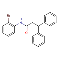 N-(2-bromophenyl)-3,3-diphenylpropanamide