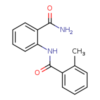 N-(2-carbamoylphenyl)-2-methylbenzamide