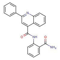 N-(2-carbamoylphenyl)-2-phenylquinoline-4-carboxamide