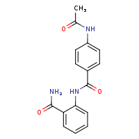 N-(2-carbamoylphenyl)-4-acetamidobenzamide