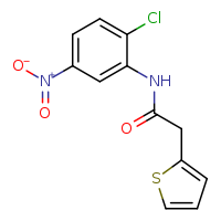 N-(2-chloro-5-nitrophenyl)-2-(thiophen-2-yl)acetamide