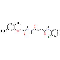 N-(2-chlorophenyl)-4-[2-(2,5-dimethylphenoxy)acetohydrazido]-4-oxobutanamide