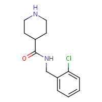 N-[(2-chlorophenyl)methyl]piperidine-4-carboxamide