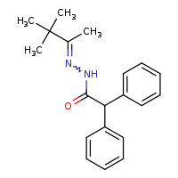 N'-[(2E)-3,3-dimethylbutan-2-ylidene]-2,2-diphenylacetohydrazide