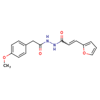 N'-[(2E)-3-(furan-2-yl)prop-2-enoyl]-2-(4-methoxyphenyl)acetohydrazide