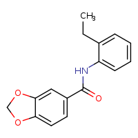 N-(2-ethylphenyl)-2H-1,3-benzodioxole-5-carboxamide