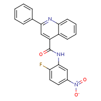 N-(2-fluoro-5-nitrophenyl)-2-phenylquinoline-4-carboxamide