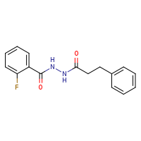 N'-(2-fluorobenzoyl)-3-phenylpropanehydrazide