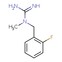 N-[(2-fluorophenyl)methyl]-N-methylguanidine