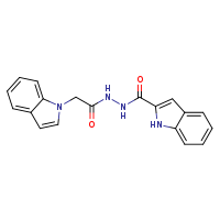 N'-[2-(indol-1-yl)acetyl]-1H-indole-2-carbohydrazide