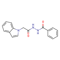 N'-[2-(indol-1-yl)acetyl]benzohydrazide