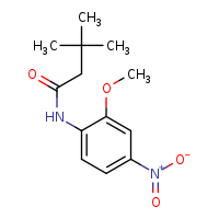 N-(2-methoxy-4-nitrophenyl)-3,3-dimethylbutanamide