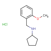 N-[(2-methoxyphenyl)methyl]cyclopentanamine hydrochloride