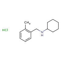 N-[(2-methylphenyl)methyl]cyclohexanamine hydrochloride