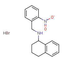 N-[(2-nitrophenyl)methyl]-1,2,3,4-tetrahydronaphthalen-1-amine hydrobromide