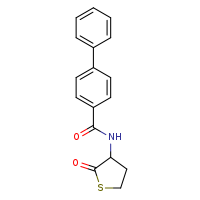 N-(2-oxothiolan-3-yl)-[1,1'-biphenyl]-4-carboxamide