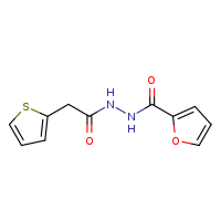 N'-[2-(thiophen-2-yl)acetyl]furan-2-carbohydrazide