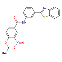N-[3-(1,3-benzothiazol-2-yl)phenyl]-4-ethoxy-3-nitrobenzamide