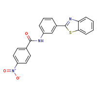 N-[3-(1,3-benzothiazol-2-yl)phenyl]-4-nitrobenzamide