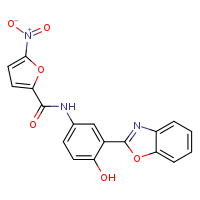 N-[3-(1,3-benzoxazol-2-yl)-4-hydroxyphenyl]-5-nitrofuran-2-carboxamide