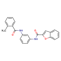 N-[3-(2-methylbenzamido)phenyl]-1-benzofuran-2-carboxamide