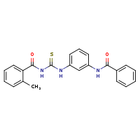 N-[3-({[(2-methylphenyl)formamido]methanethioyl}amino)phenyl]benzamide
