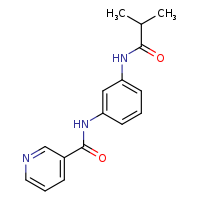 N-[3-(2-methylpropanamido)phenyl]pyridine-3-carboxamide
