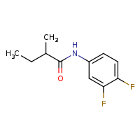 N-(3,4-difluorophenyl)-2-methylbutanamide