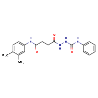 N'-(3,4-dimethylphenyl)-N-[(phenylcarbamoyl)amino]succinamide