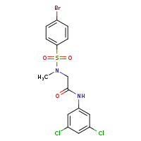 N-(3,5-dichlorophenyl)-2-(N-methyl-4-bromobenzenesulfonamido)acetamide