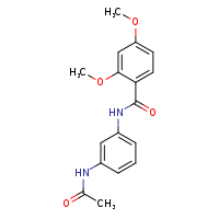 N-(3-acetamidophenyl)-2,4-dimethoxybenzamide