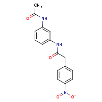 N-(3-acetamidophenyl)-2-(4-nitrophenyl)acetamide