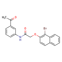 N-(3-acetylphenyl)-2-[(1-bromonaphthalen-2-yl)oxy]acetamide