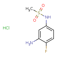N-(3-amino-4-fluorophenyl)methanesulfonamide hydrochloride