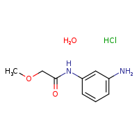 N-(3-aminophenyl)-2-methoxyacetamide hydrate hydrochloride