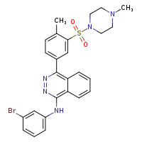 N-(3-bromophenyl)-4-[4-methyl-3-(4-methylpiperazin-1-ylsulfonyl)phenyl]phthalazin-1-amine
