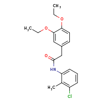N-(3-chloro-2-methylphenyl)-2-(3,4-diethoxyphenyl)acetamide