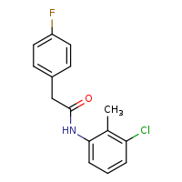 N-(3-chloro-2-methylphenyl)-2-(4-fluorophenyl)acetamide