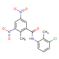 N-(3-chloro-2-methylphenyl)-2-methyl-3,5-dinitrobenzamide