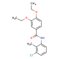 N-(3-chloro-2-methylphenyl)-3,4-diethoxybenzamide