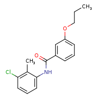 N-(3-chloro-2-methylphenyl)-3-propoxybenzamide