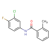 N-(3-chloro-4-fluorophenyl)-2-methylbenzamide