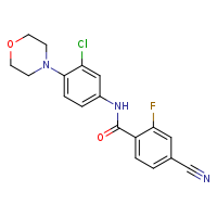 N-[3-chloro-4-(morpholin-4-yl)phenyl]-4-cyano-2-fluorobenzamide